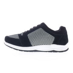 Drew Gemini 10296-19 Womens Black Suede Lifestyle Sneakers Shoes