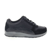 Drew Tuscany 10555-19 Womens Black Wide Suede Lifestyle Sneakers Shoes