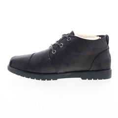 Skechers Bobs Chill Lugs Snuggle Life Womens Black Canvas Chukkas Boots