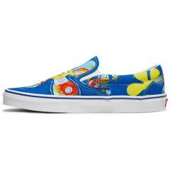 Vans Mens Blue SpongeBob SquarePants Classic Slip-On, VN0A33TBYZ1