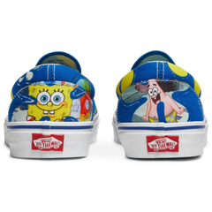 Vans Mens Blue SpongeBob SquarePants Classic Slip-On, VN0A33TBYZ1
