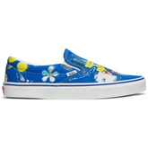 Vans Mens Blue SpongeBob SquarePants Classic Slip-On, VN0A33TBYZ1