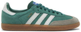 Adidas Originals Men's Samba OG Sneakers, Green Gum, ID2054