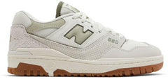 New Balance Women's 550 Chunky Sneakers, White Olive Gum, BBW550FO