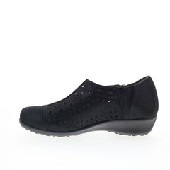 Drew Metro 14794-16 Womens Black Narrow Leather Lifestyle Sneakers Shoes