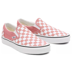 Vans Mens Pink Classic Slip on Shoes, VN000XG8B01