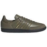 Adidas Womens Green OG 'Studded Stripes - Dark Khaki Black', JR8870