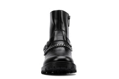 Clarks Roseleigh High 26155708 Womens Black Zipper Leather Casual Boots