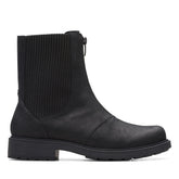 Clarks Orinoco 2 Up 26167568 Womens Black Leather Casual Dress Boots