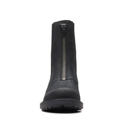 Clarks Orinoco 2 Up 26167568 Womens Black Leather Casual Dress Boots
