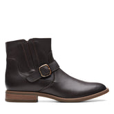 Clarks Camzin Loop 26174151 Womens Brown Leather Ankle & Booties Boots