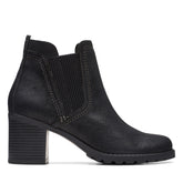 Clarks Leda Up 26174962 Womens Black Wide Suede Ankle & Booties Boots