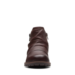 Clarks Aspra Walk Waterproof 26175204 Womens Brown Ankle & Booties Boots