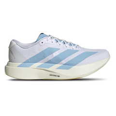 Adidas Men's White/Blue Adizero Evo SL Sneakers, JQ4527