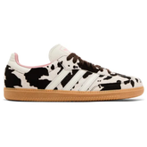 Adidas Originals Women's Brown/Cow Print Samba OG Sneakers, JR1256