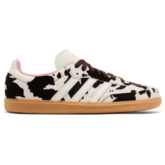 Adidas Originals Women's Brown/Cow Print Samba OG Sneakers, JR1256