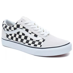 Vans Men's Old Skool Sneakers, White / Black Checkerboard, VN0A38G127K