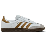 Adidas Originals Men's White/Brown Samba OG Sneakers, JH8796 (No Box)