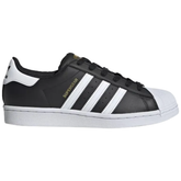 Adidas Originals Women's Black/White Superstar Sneakers, FV3286 (No Box)