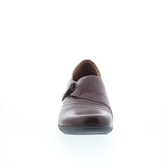 Dansko Franny 5501-690200 Womens Brown Leather Mary Jane Flats Shoes