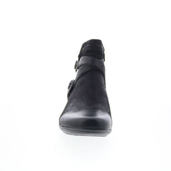 Dansko Faithe 5508-360200 Womens Black Leather Zipper Casual Dress Boots