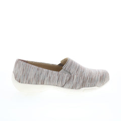Ros Hommerson Carmela 62030-73 Womens Gray Canvas Loafer Flats Shoes
