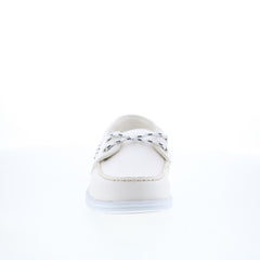 Sebago Jackman 72113LW-911 Womens White Loafers & Slip Ons Boat Shoes