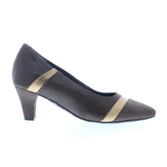 Ros Hommerson Kiwi 75070-65 Womens Brown Extra Wide Pumps Heels Shoes