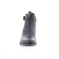 Johnston & Murphy Jeanette 78-51925 Womens Black Leather Casual Dress Boots