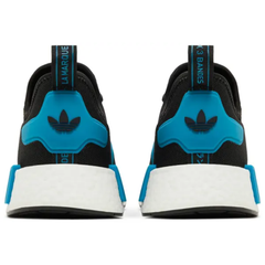 Adidas Men's Black/Active Teal NMD_R1 Sneakers, HQ4461 (No Box)