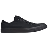Converse Men's Black Chuck Taylor All Star Low Top Monochrome Sneakers, X5039
