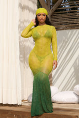 ZAILA DRESS-GREEN