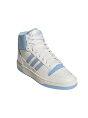 Adidas Women's White/Blue Break Start Mid Sneakers, IH7879