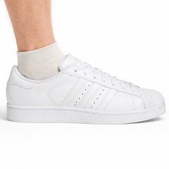 Adidas Originals Men's White Superstar II Sneakers, JI0080
