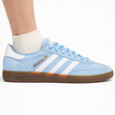 Adidas Originals Men's Light Blue/Gum Handball Spezial Sneakers, BD7632