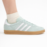 Adidas Originals Women's Ash Green Gazelle Indoor Sneakers, JS1396