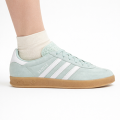 Adidas Originals Women's Ash Green Gazelle Indoor Sneakers, JS1396