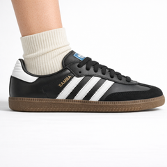 Adidas Originals Women's Black Samba OG Sneakers, IG9031 (No Box)