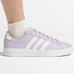 Adidas Women's Purple Grand Court Sneakers, ID4478 (No Box)