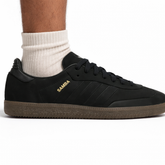 Adidas Originals Men's Black/Gum Samba Sneakers, IG1237 (No Box)