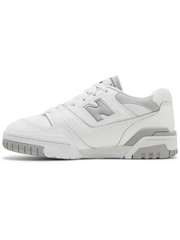 New Balance Women's 550 Chunky Sneakers, White/Rain Cloud, BBW550BB