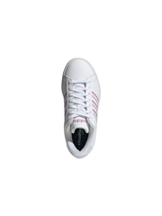 Adidas Women's White/Lavender Grand Court 2.0 Sneakers, IG9242
