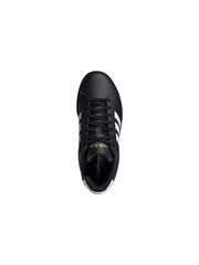 Adidas Men's Grand Court 2.0 Sneakers, Core Black / Gold Metallic, JR0546