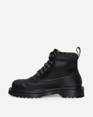 939 Sub Fleece Lined Leather Ankle Boots Black