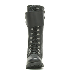 Harley-Davidson Grimes 12" Lace D87205 Womens Black Leather Motorcycle Boots