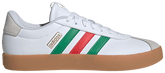 Adidas Men's VL Court Sneakers, Cloud White / Green / Red, IF4466