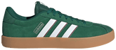 Adidas Men's VL Court Sneakers, Dark Green / Cloud White / Collegiate Burgundy, IH4790