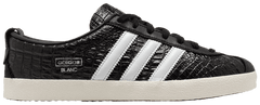 Adidas Originals Women's Blanc Sneakers, Black White Crocodile, JH8040