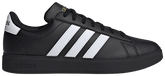 Adidas Men's Grand Court 2.0 Sneakers, Core Black / Gold Metallic, JR0546