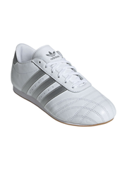 Adidas Originals Women's White/Silver Taekwondo Lace Sneakers, JS1192